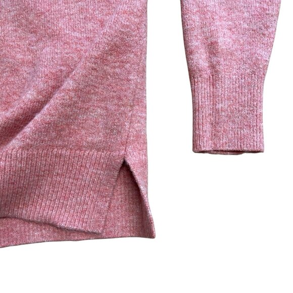 LOFT SWEATER COZY SOFT RIBBED PINK PULLOVER CREW NECK KNIT STRETCH CAPSULE SZ XS - Picture 4 of 8
